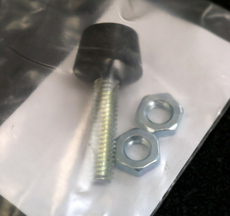 GANTER 17x Andrückschraube aus Stahl GN 708.1-M6-35-A-ST Gewinde M6