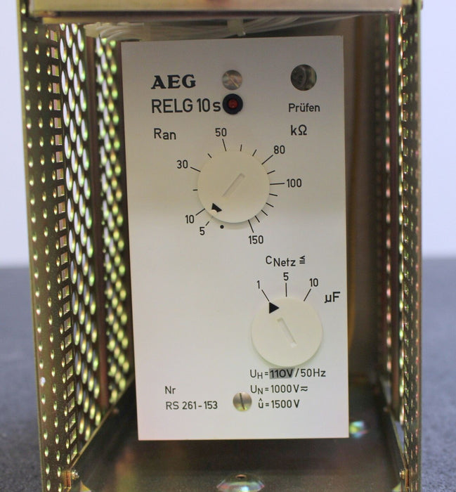 AEG Läufererdschl.Einr. SLG 01 RS 294D75 Un=1000V Uh=100V~ R1=50kOhm R2=5kOhm