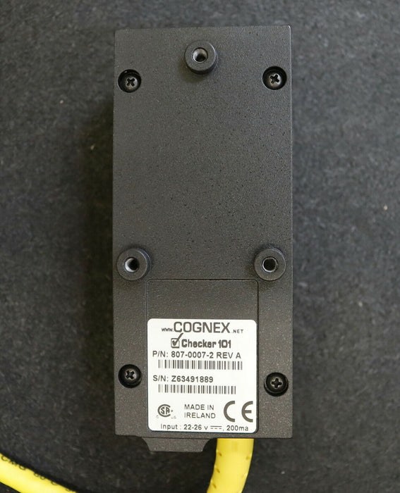 COGNEX Vision Sensor Checker CKR-101-00 P/N 805-0060-2 B Anleitung+CD+Con.kabel