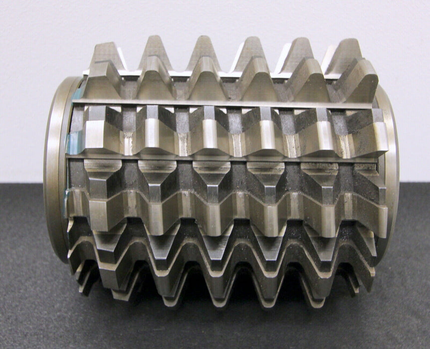PWS Stollenwälzfräser involute spine hob m= 10mm BP III nach DIN3972 20° EGW Ab