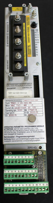 INDRAMAT TDM Servo Controller TDM 3.2-020-300-W0 Mod13/1X025-049