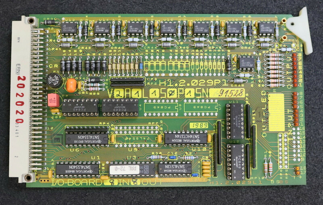 IBH /KLINGELNBERG / DR. WIENER I/O-Board 8 in 8 out H 1.2.029 P1 - gebraucht
