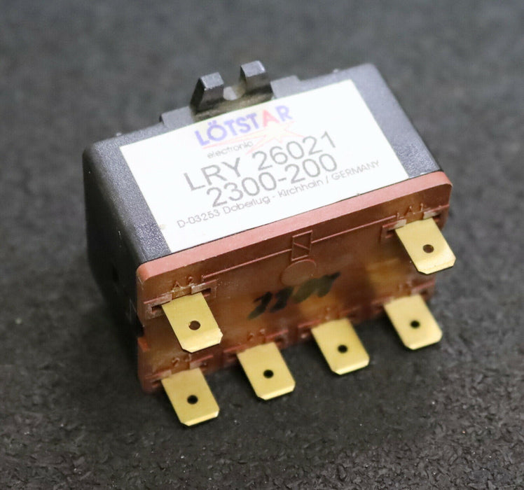 LÖTSTAR REMKO Relais LRY 26021 2300-200 220V 13,7A 3kW f. REMKO Heizlüfter ELK3