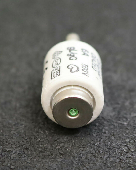 SIEMENS DIAZED 5x Sicherungseinsatz fuse-link 5SB2 31 6A 500VAC gL/gG