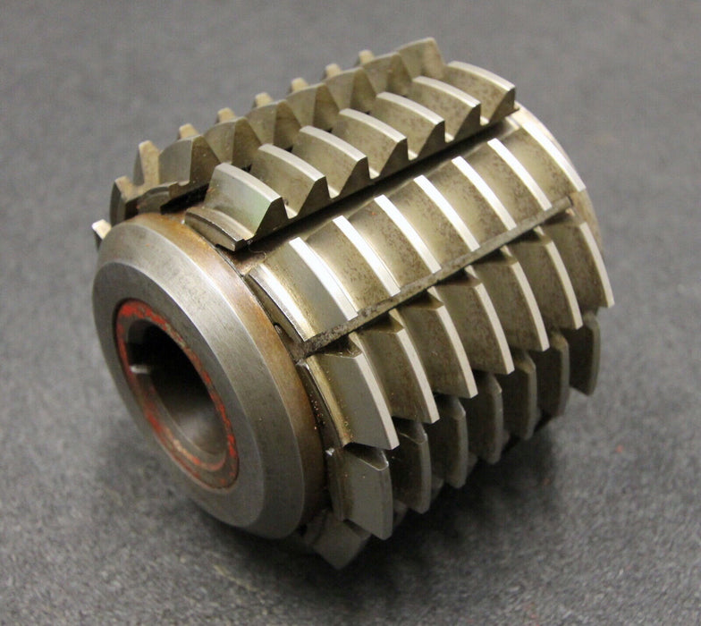 SAAZOR Stollenwälzfräser involute spline hob Fertigfräser m= 3,5mm BP I 20° LKN