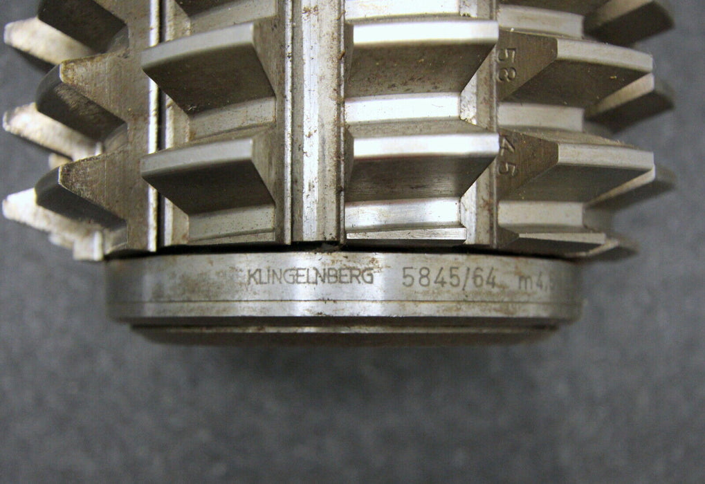 KLINGELNBERG Stollenwälzfräser involute spline hob Vorfräser m= 4,5mm BP III 20°