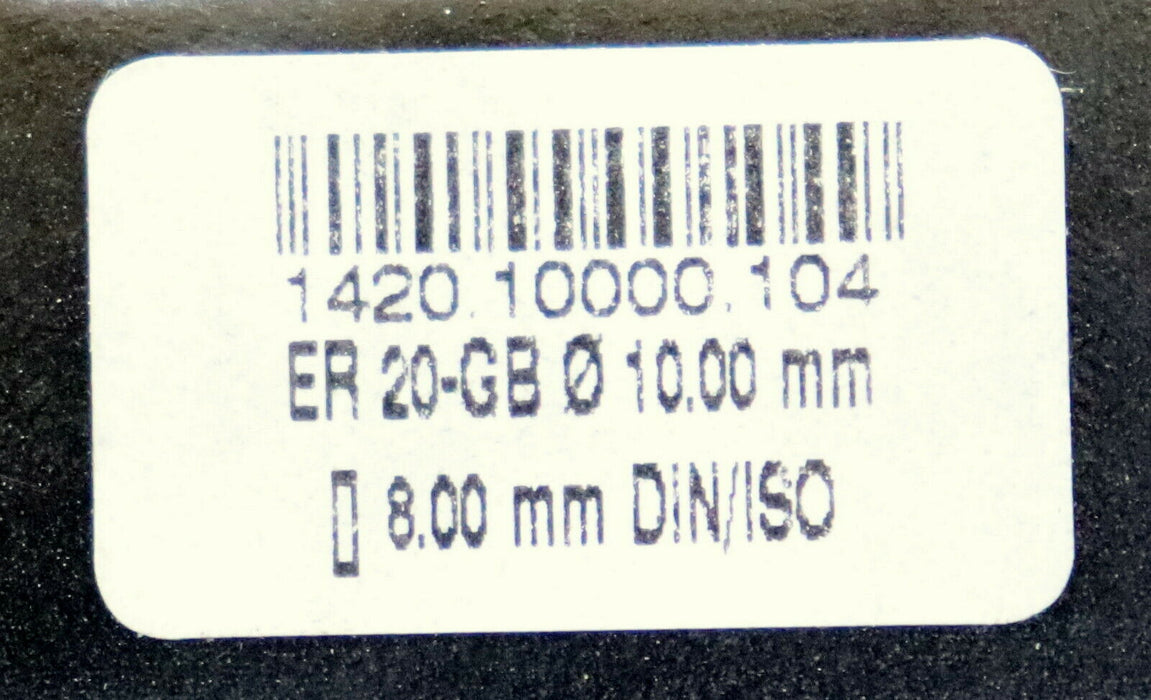 REGO-FIX Spannzange f. Gewindebohrer Vierkant 8mm ER20-GB Ø 10mm Nr. F0942020.10