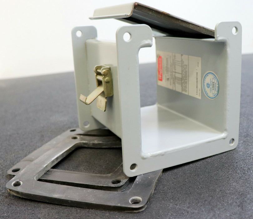 HOFFMAN Wireway, steel, straight section Cat. No. F-44L06 Type 12 Hinged-Cover