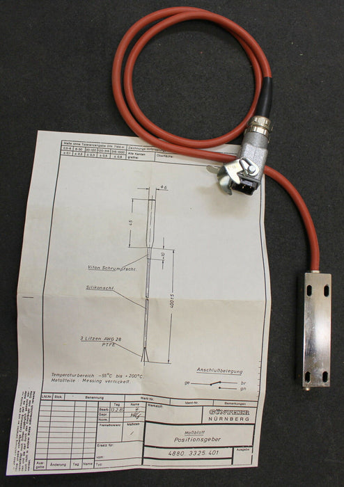 GÜNTHER Positionsgeber Typ 4880 1621 273 - 250VAC - 1A - 80VA - 40W