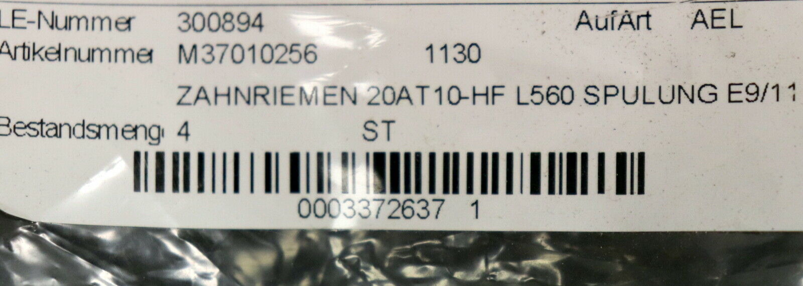 SYNCHROFLEX Zahnriemen AT10 560 Länge 560mm Breite 20mm - unbenutzt