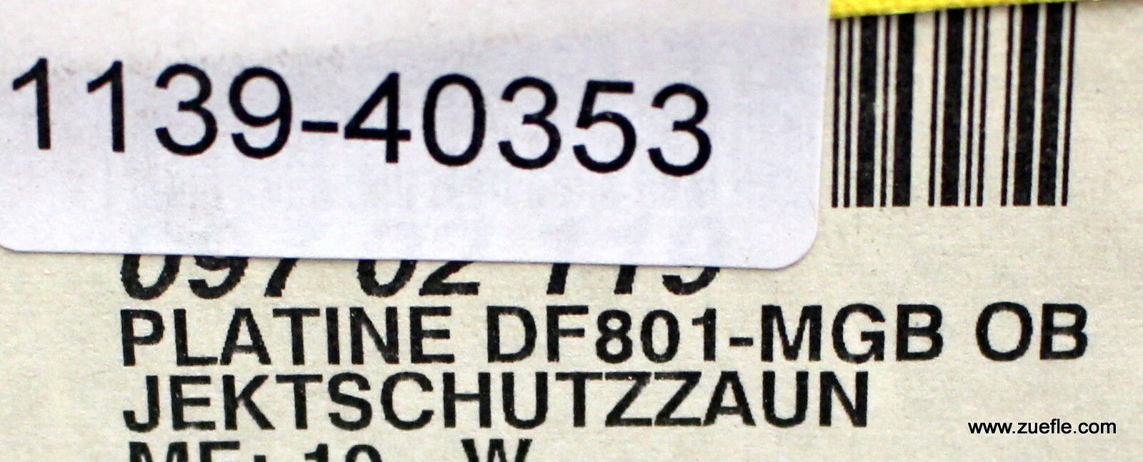 STELLAR Platine ESM-IIB 12562 REV D 2-Zonen-Einzelplatine Type DF801-MGB