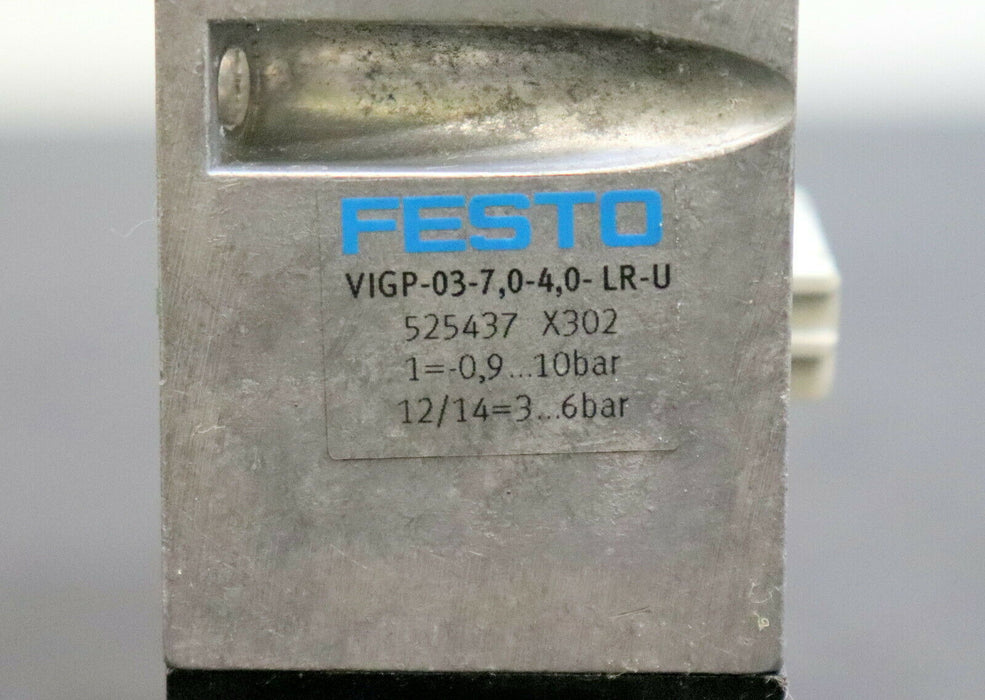 FESTO Adapterplatte VIGP-03-7,0-4,0-LR Art.Nr. 525437 X302 I: 5-10bar / 70-145ps