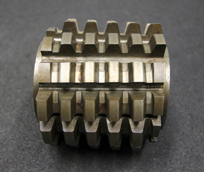 Vollstahlwälzfräser gear hob m= 4,14mm 15° EGW Ø85x80xØ32mm LKN Hs= 9,50 1gg. R