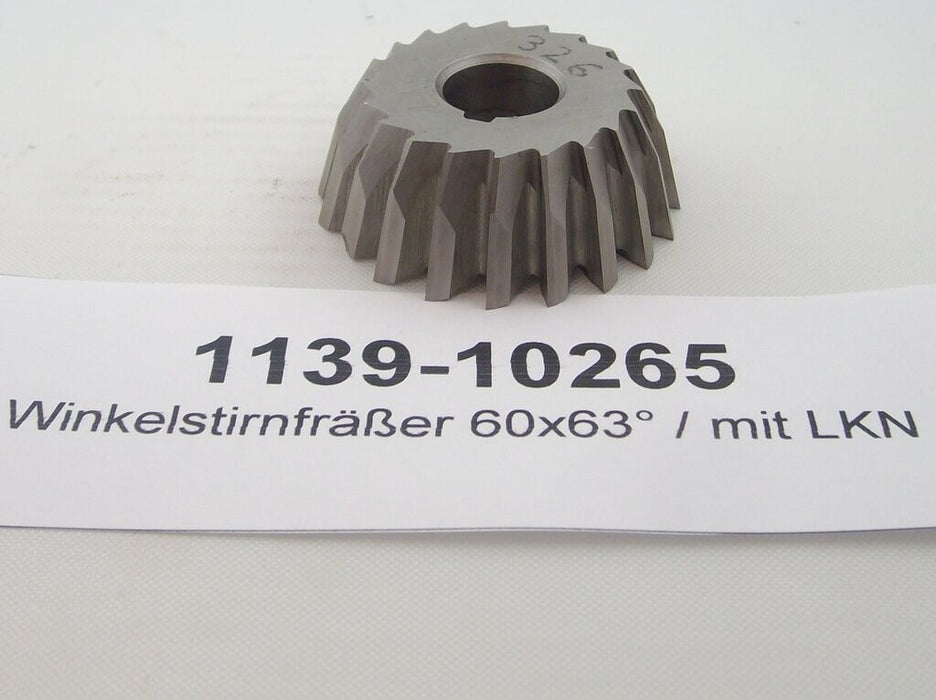Winkelstirnfräser FETTE 60x63° mit LKN Bohrungs-Ø: 50 mm/16 mm Schneidenzahl: 19
