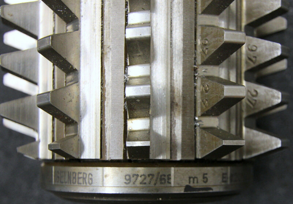 KLINGELNBER Stollenwälzfräser involute spline hob m= 5mm BP II Ø110x110xØ32mm