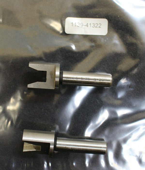 Messeinsatz für m = 4,5 - 5,75 mm 20° EGW / PA zylindrischer Schaft D. 8,0mm