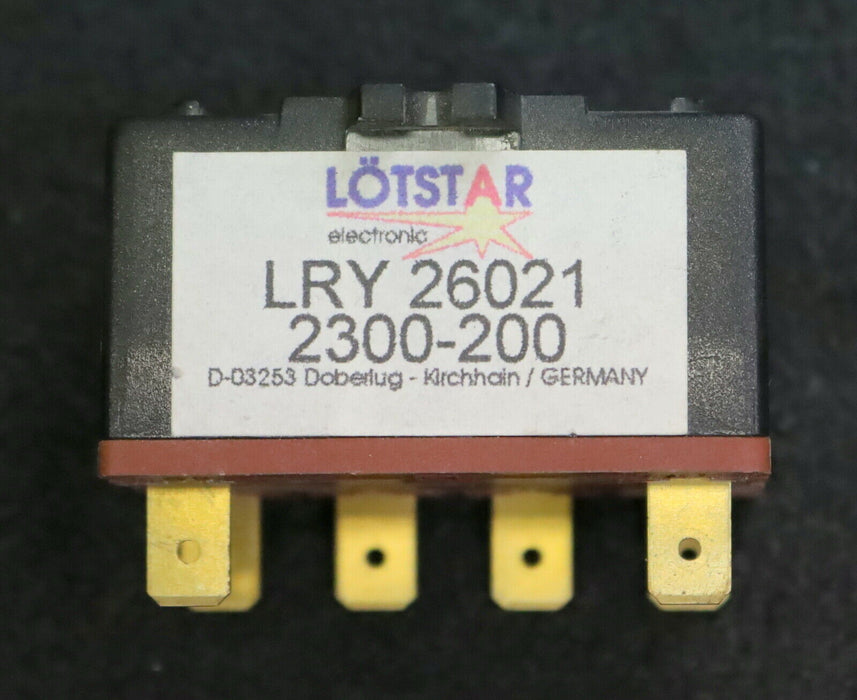 LÖTSTAR REMKO Relais LRY 26021 2300-200 220V 13,7A 3kW f. REMKO Heizlüfter ELK3