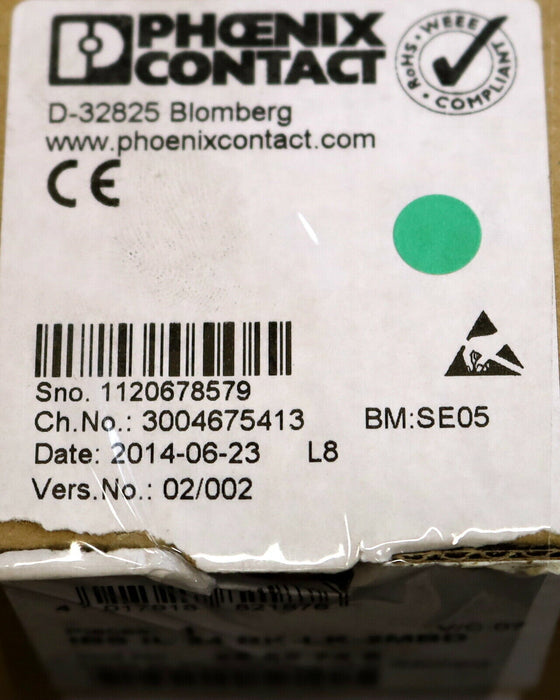 PHOENIX CONTACT Buskoppler IBL IL 24 BK-LK-2MBD Order-Nr. 2855745 unbenutzt