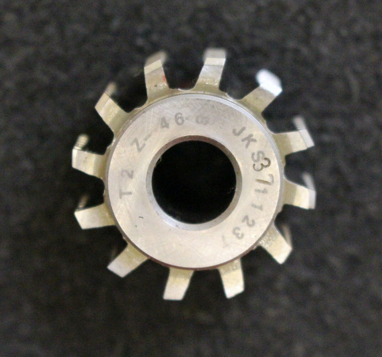 KÖPFER Zahnriemenrad-Wälzfräser T2 (0,08") MO 24x16x8mm 12 Spannuten Z = 46-oo