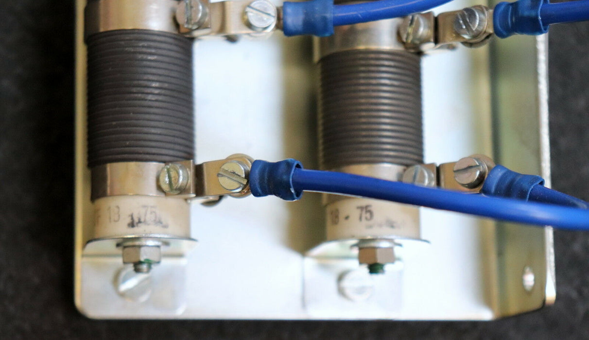 S.I.P. SCHÜTTE EGATON Set mit 2 Kondensatoren für SIP Lehrenbohrwerk 5A 1Ohm 25W