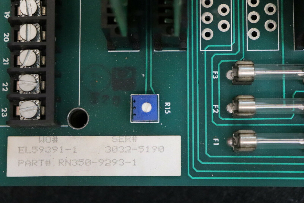 GETTYS AEG DC Servo controller RN350 A111 type RN350-9293-1 240VAC 60Hz MTR I