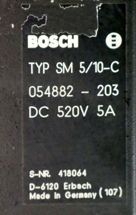 BOSCH Servo-Modul SM 5/10-C 054882-203 520VDC 5A mit Einsteckkarte geprüft 2024!