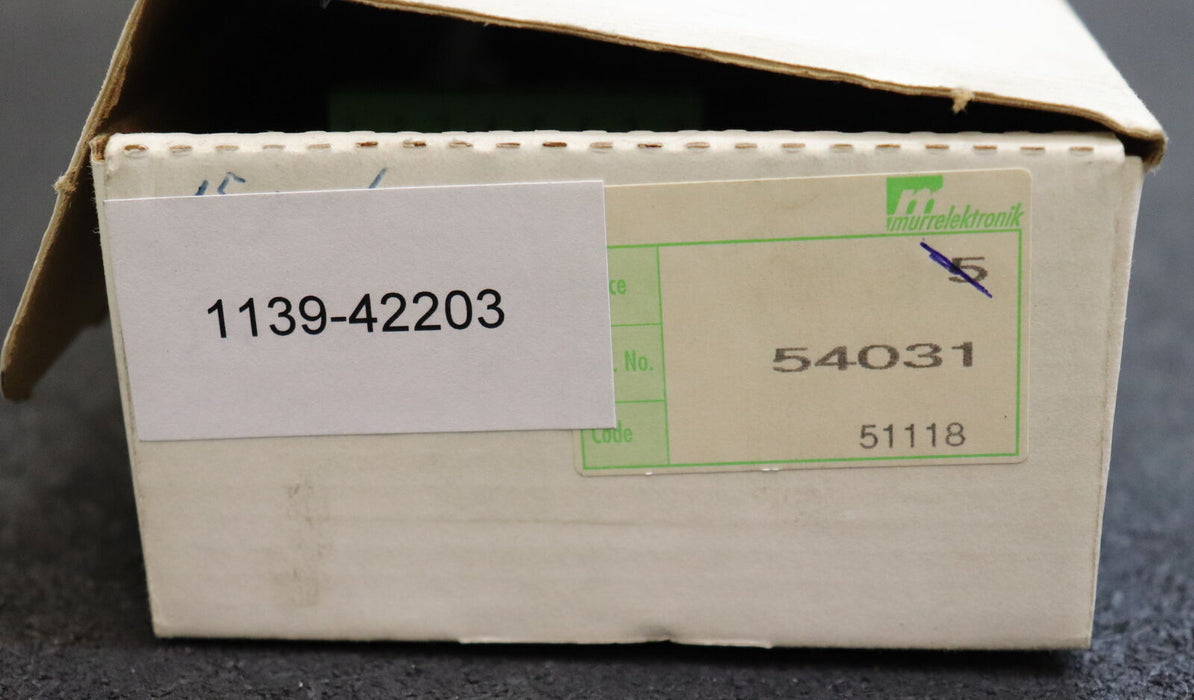 MURR ELEKTRONIK SV-SUB D 15St.-KL Übergabebaustein Art.No. 54031 15 Buchsen