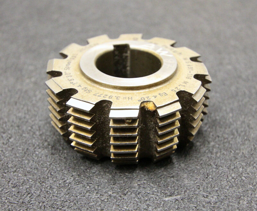 GPS Vollstahlwälzfräser gear hob m= 1,25mm 20° EGW Ø70x35xØ27mm LKN 1gg. Links
