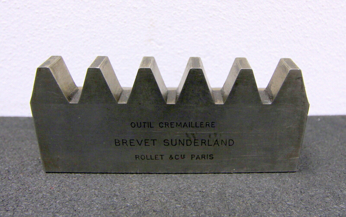 ROLLET PARIS Hobelkamm rack cutter MAAG-Wälzhobelmaschinen m= 7 Angle 20° 130x25mm