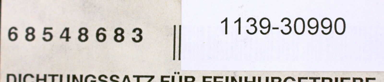 MAN GHH Dichtungssatz für Feinhubgetriebe für Laufkatze Typ 25 BL 163.212.4/FNE