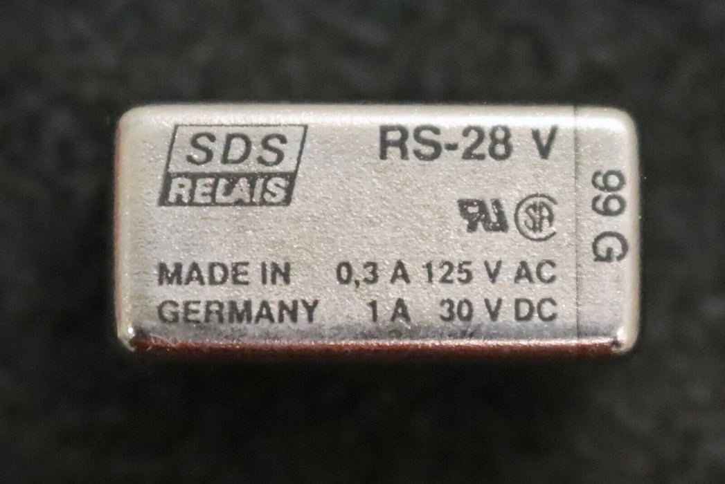 SDS REED-Relais RS-28V 28VDC 0,3A 125VAC 1A 30VDC - unbenutzt