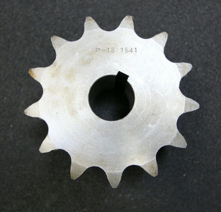 Zweifach-Kettenradscheibe mit einseitiger Nabe ZRS Teilung 1"x17,02mm Z= 13