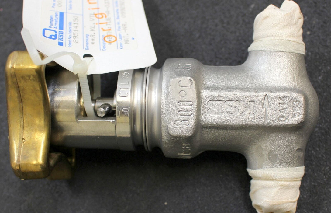 KSB Absperrventil mit Faltenbalg DN8 PN135 bis 300°C bis 90bar - Nr. 29514159