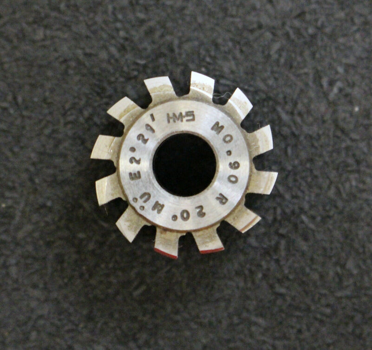 IMS Vollstahl-Wälzfräser m= 0,90mm 20° EGW 1gg. rechts 12 Spannuten