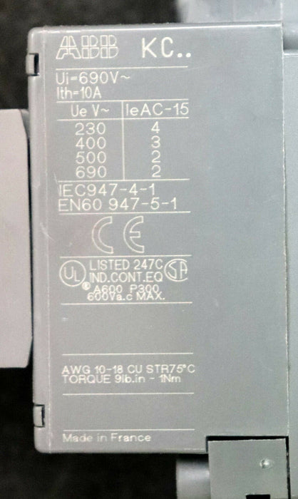 ABB Hilfsschütz KC44E Spule 24VDC Ith=10A 690VAC AC-15 FPH1423001R0441