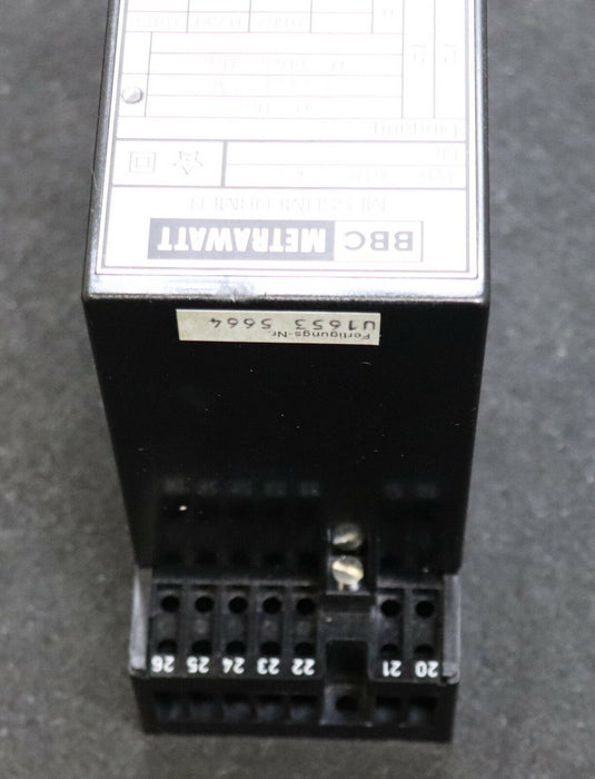 BBC METRAWATT Messumformer GTU 102 Eingang 0-600VAC 50/60Hz Ausgang Ian 2,5