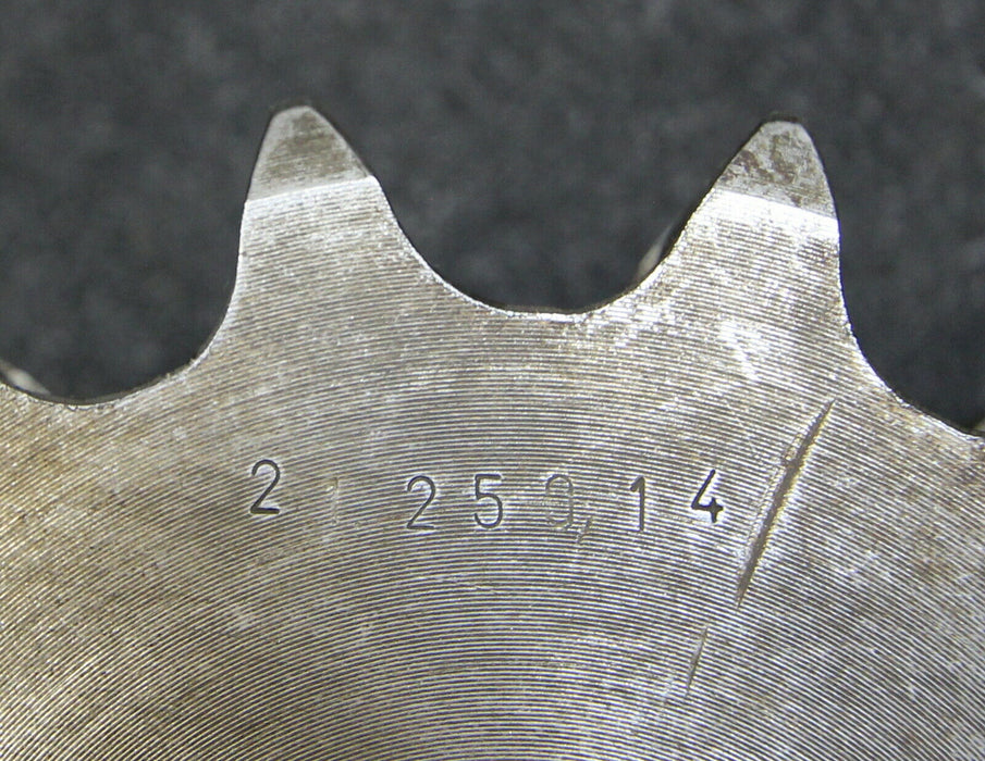 HENKENJOHANN Zweifach-Kettenradscheibe einseitige Nabe Teilung 1"x17,02mm Z= 14