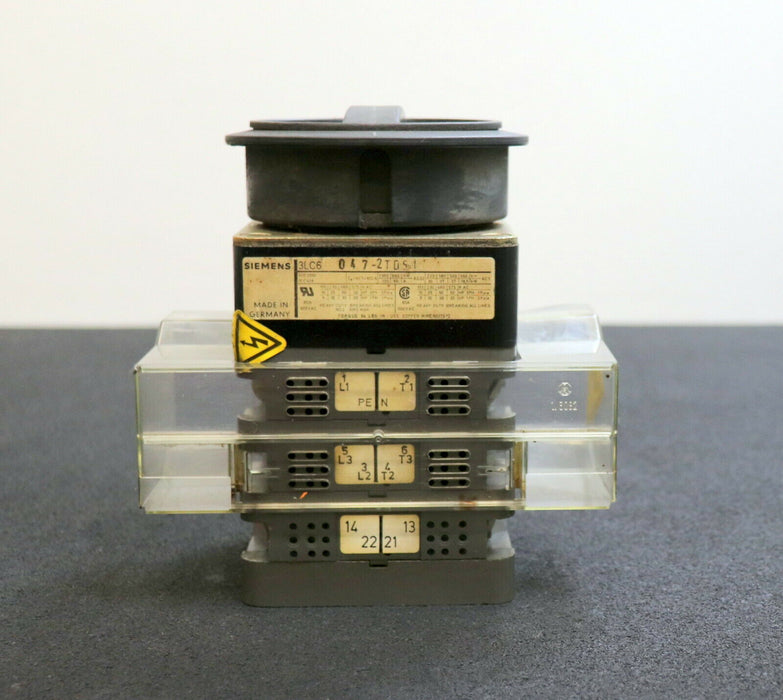 SIEMENS Maschinen-Hauptschalter 3LC6 047-1TB51 Ie/AC1 = 100A AC22 220-660VAC