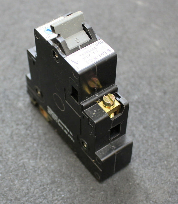 ABB BBC 2 Stück - Hochleistungssicherungsautomat S501-K 2,1 1,4-2,1 380/660VAC