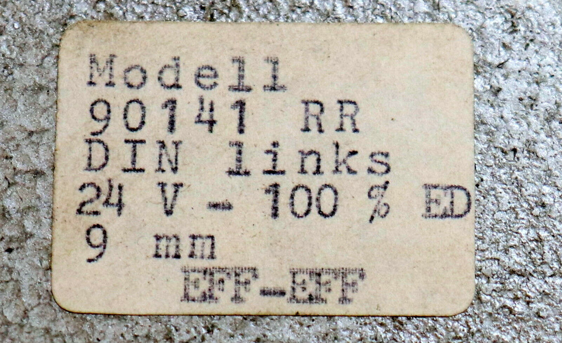 EFF EFF elektrischer Türöffner Modell 90141 RR DIN links 24V-100% ED 200x25x3mm