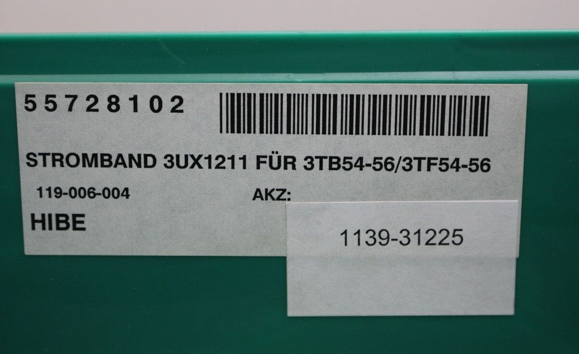 SIEMENS Stromband 3UX1211 - für Schütze 3TB54-56/3TF54-57 und Relais 3UA66/3UA68
