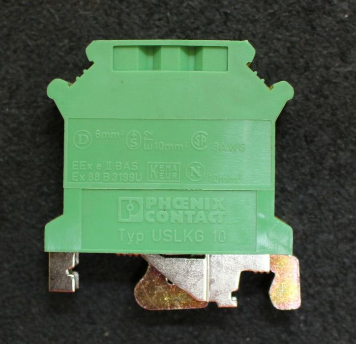 PHOENIX CONTACT 39 Stück Schutzleiter Reihen-Klemme USLKG 4 Gelb-Grün 2,5mm²