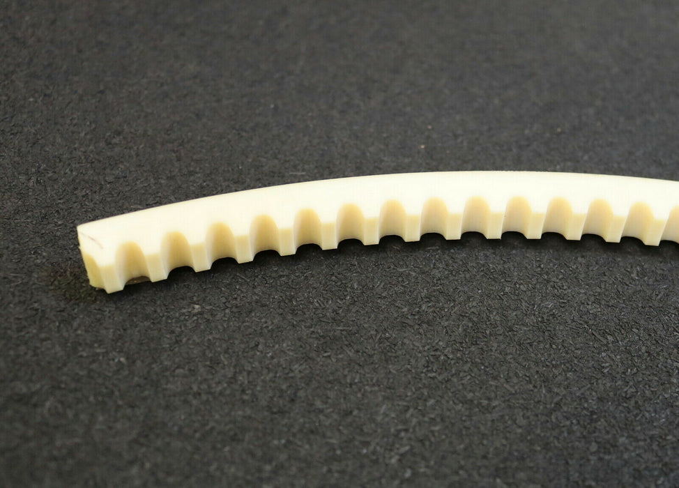 35m PU-Keilriemen 17x11mm gezahnt Teilung 11mm endloss Beige Profil PWR-P17
