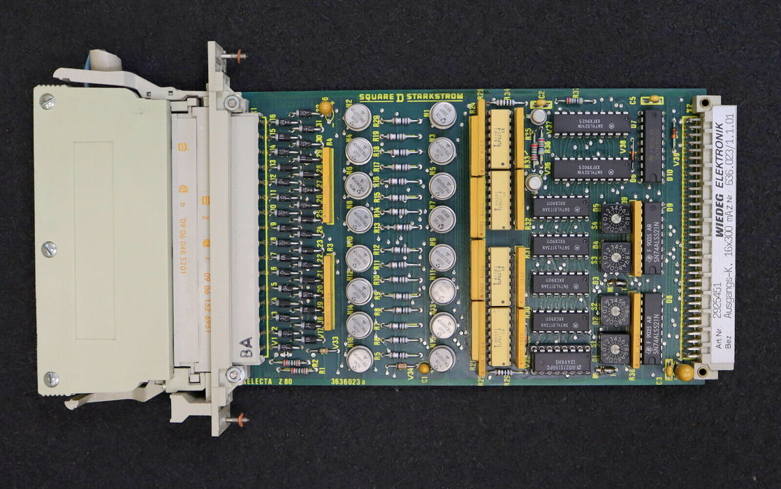 WIEDEG KLINGELNBERG Ausgangs-Karte 16x300mA Art.Nr 2925451 Z.Nr. 636.023/1.1.01