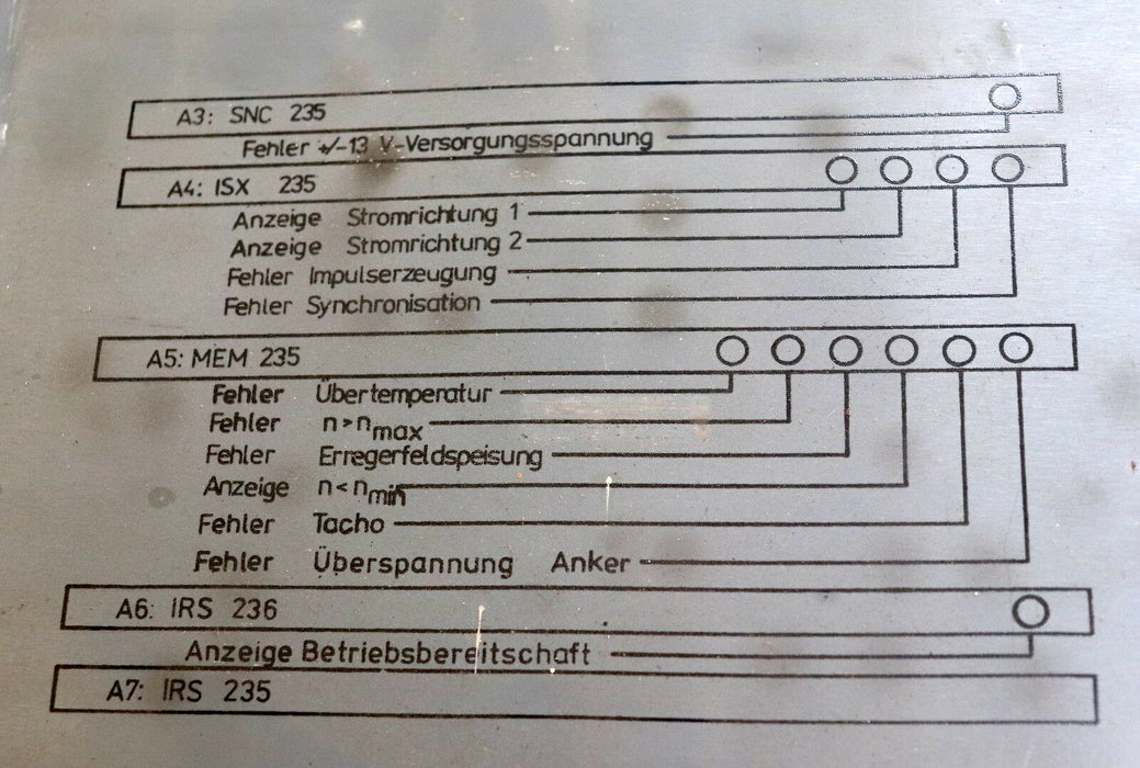 VEB EAB DDR Steuergerät ! 3 Boards fehlen ! Thyresch CT-CL0 009-DGKv 400/63 400V