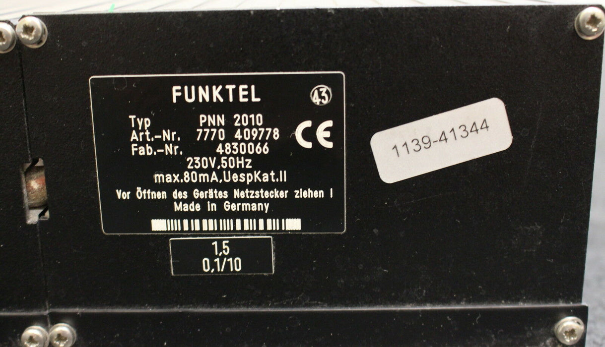 FUNKTEL Sender Personen-Notsignalanlage PNN 2010 DC out 20V ART.-Nr. 7770 409 77