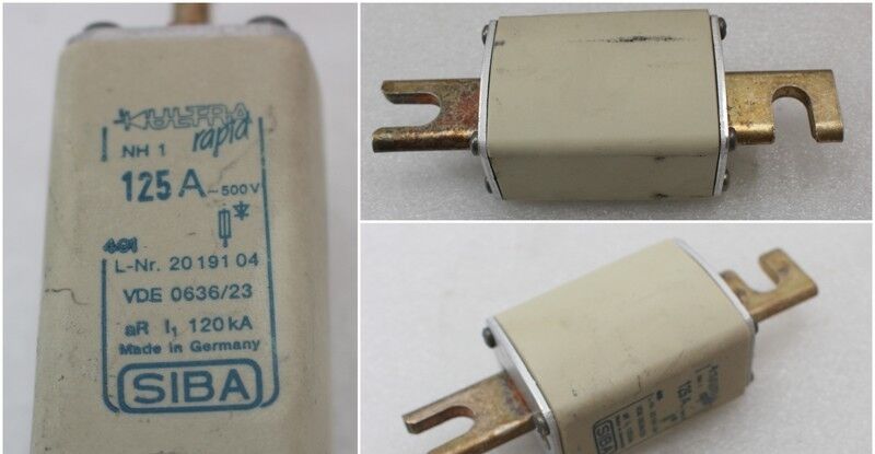 SIBA Sicherung NH1 125A 500V 2019104 - 1 Stück