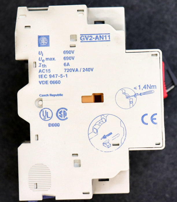TELEMECANIQUE Motorschutzschalter GV2-M03 0,25-0,4A Ue=690V 50/60Hz Uimp=6kV