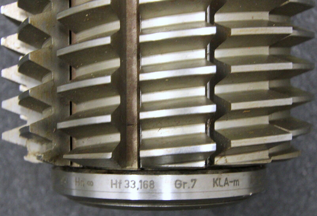 KLINGELNBERG Stollenwälzfräser involute spline hob Vorfräser m= 3,5mm BP III