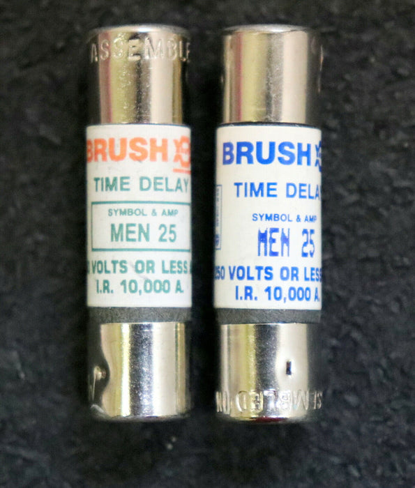 BRUSH 24x Sicherungseinsatz fuse-link MEN 25 25A 250V - unbenutzt